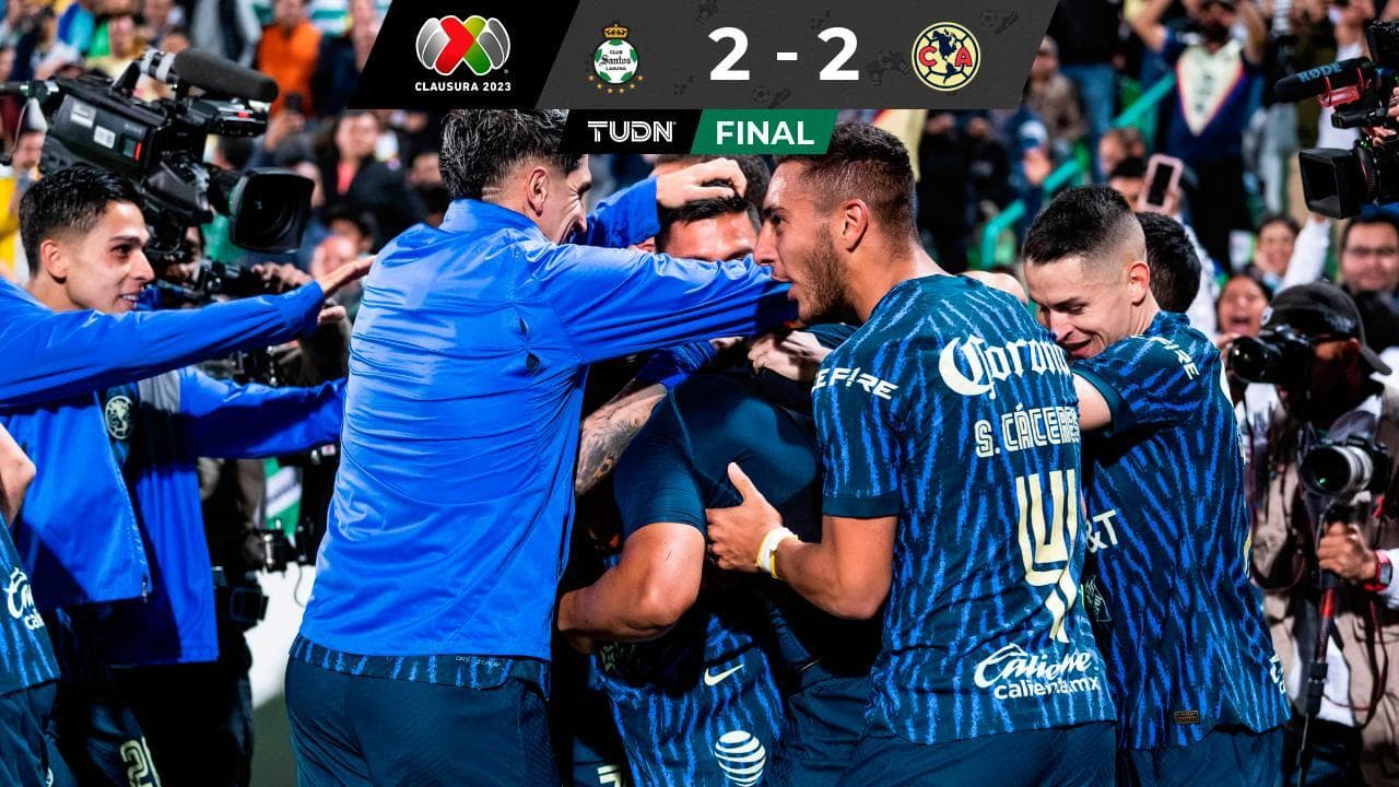 Con gol histórico de Henry, América rescata el empate en su visita a Santos