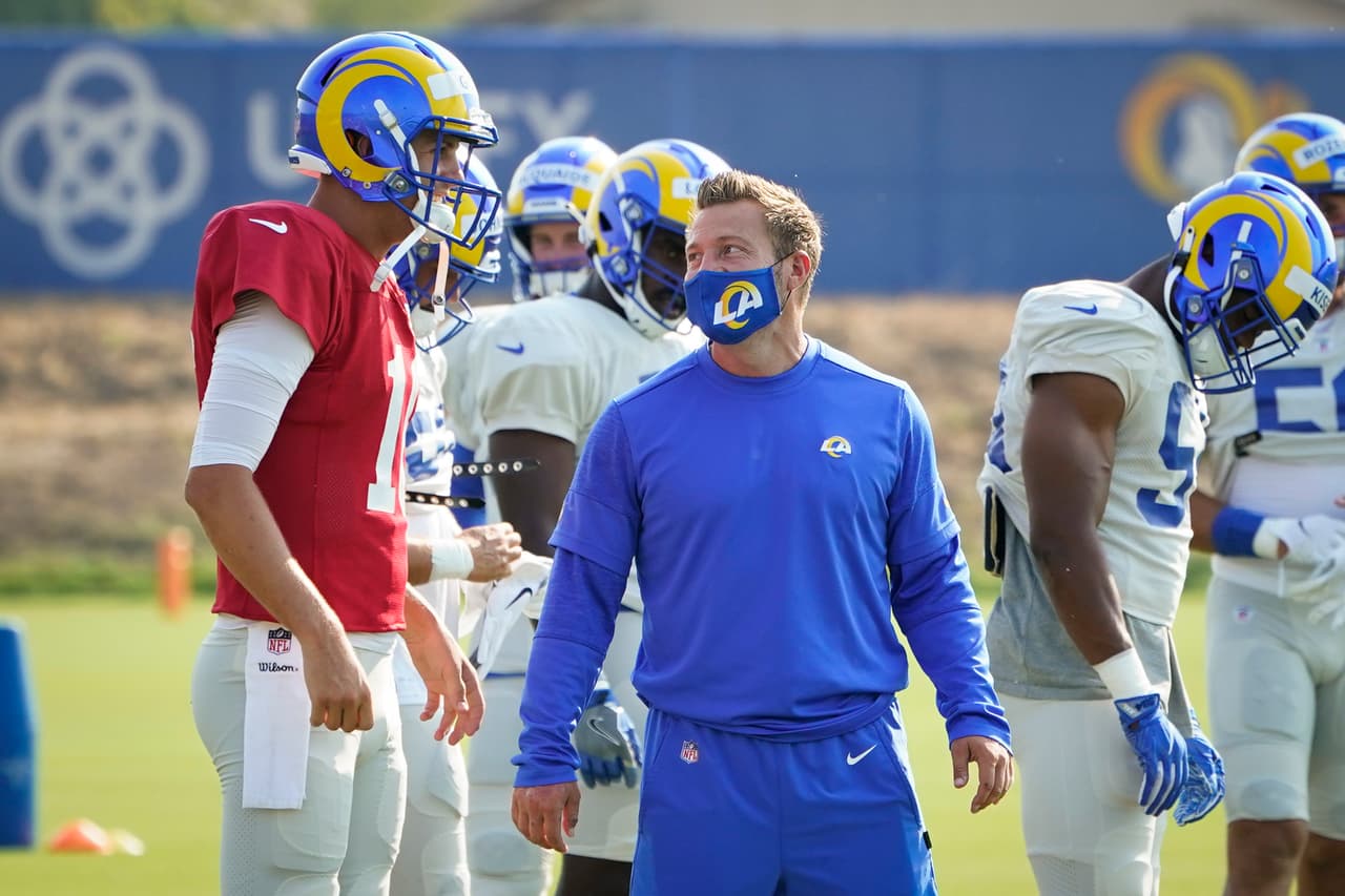 Los Angeles Rams head coach Sean McVay