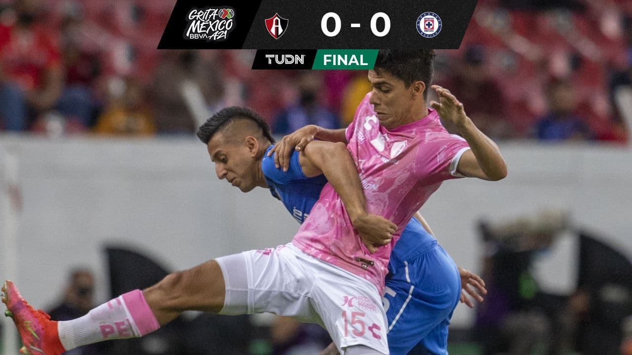 Entre abucheos, Atlas y Cruz Azul firman un gris empate en el Jalisco