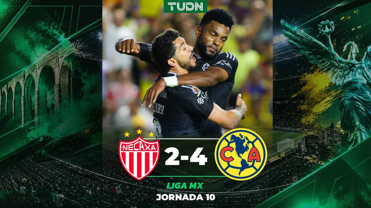 América derrota a domicilio a Necaxa en la Jornada 10 del Apertura 2026 de la Liga MX