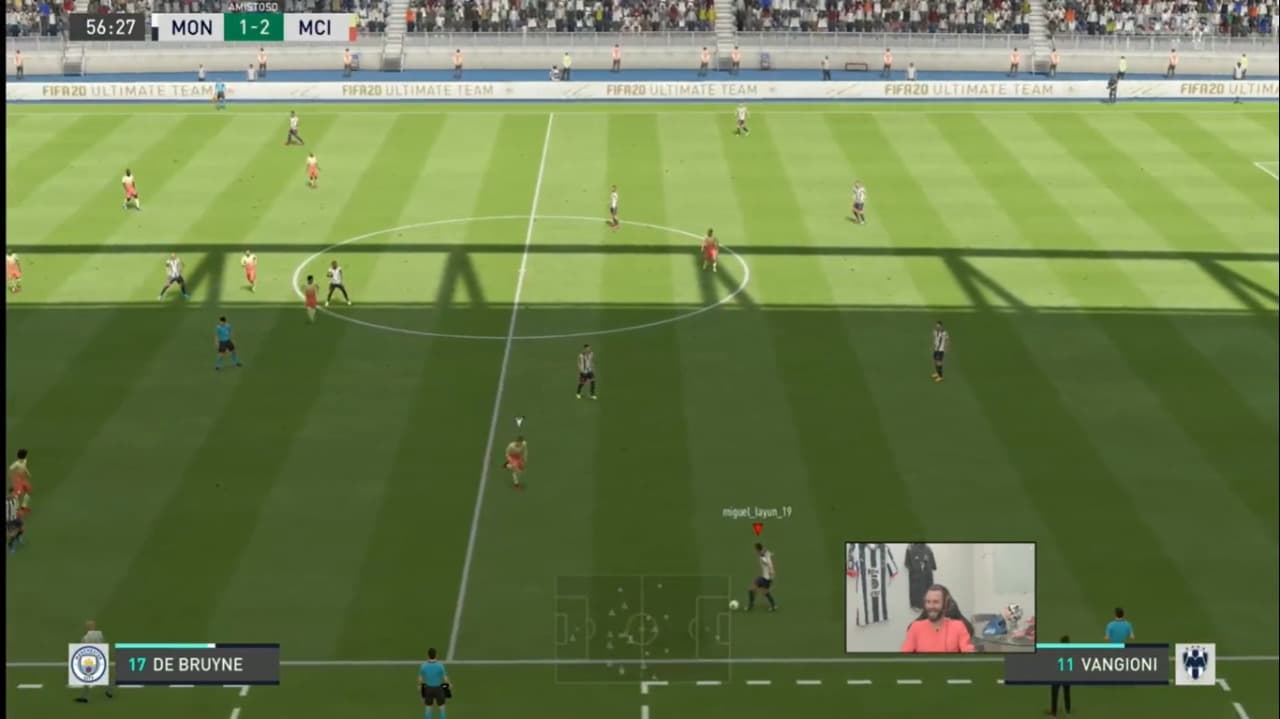 Miguel Layún confunde estadio genérico de FIFA20 con el de Rayados