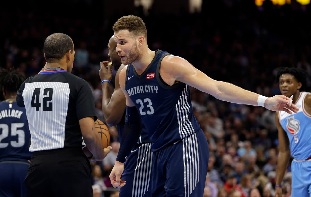 26 puntos y siete asistencias hicieron a Blake Griffin uno de los jugadores más importantes del partido para los Pistons.