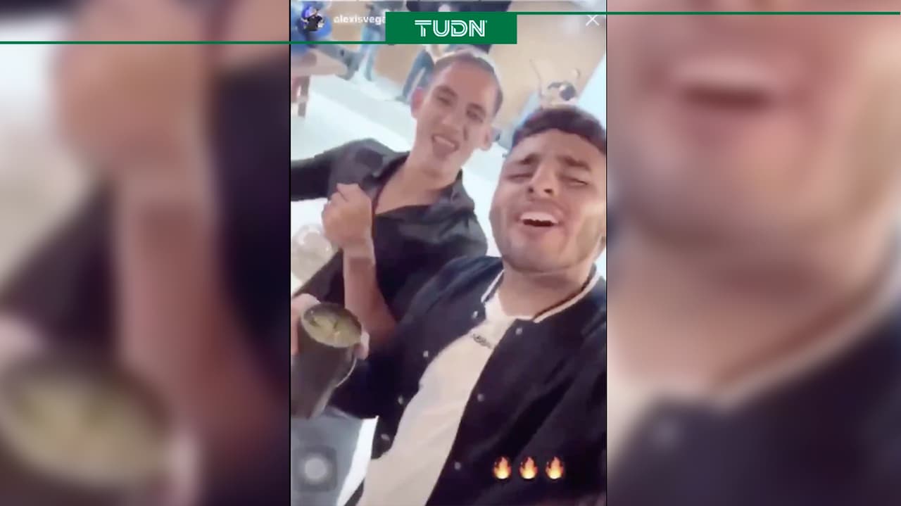 Alexis Vega publica y borra video con Antuna en supuesta fiesta