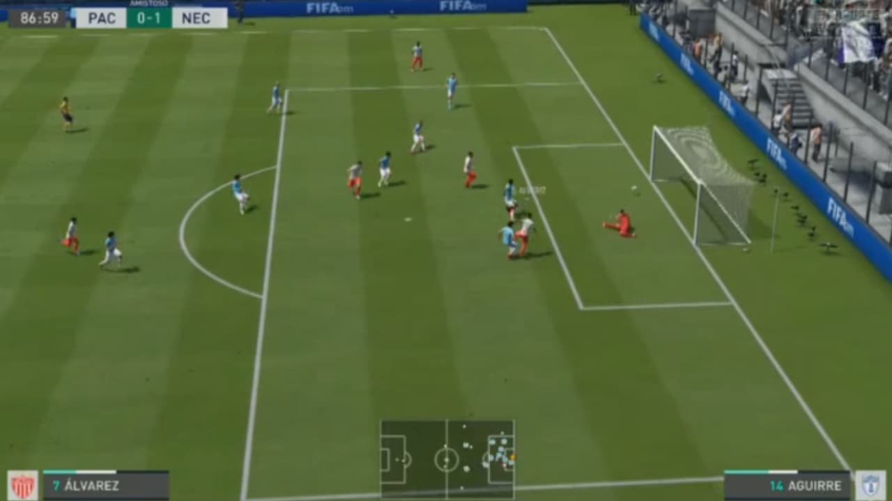 En un duelo desangelado, Carlos Guzmán de Necaxa venció 2-0 a Romario Ibarra, representante del Pachuca en la eLiga MX.