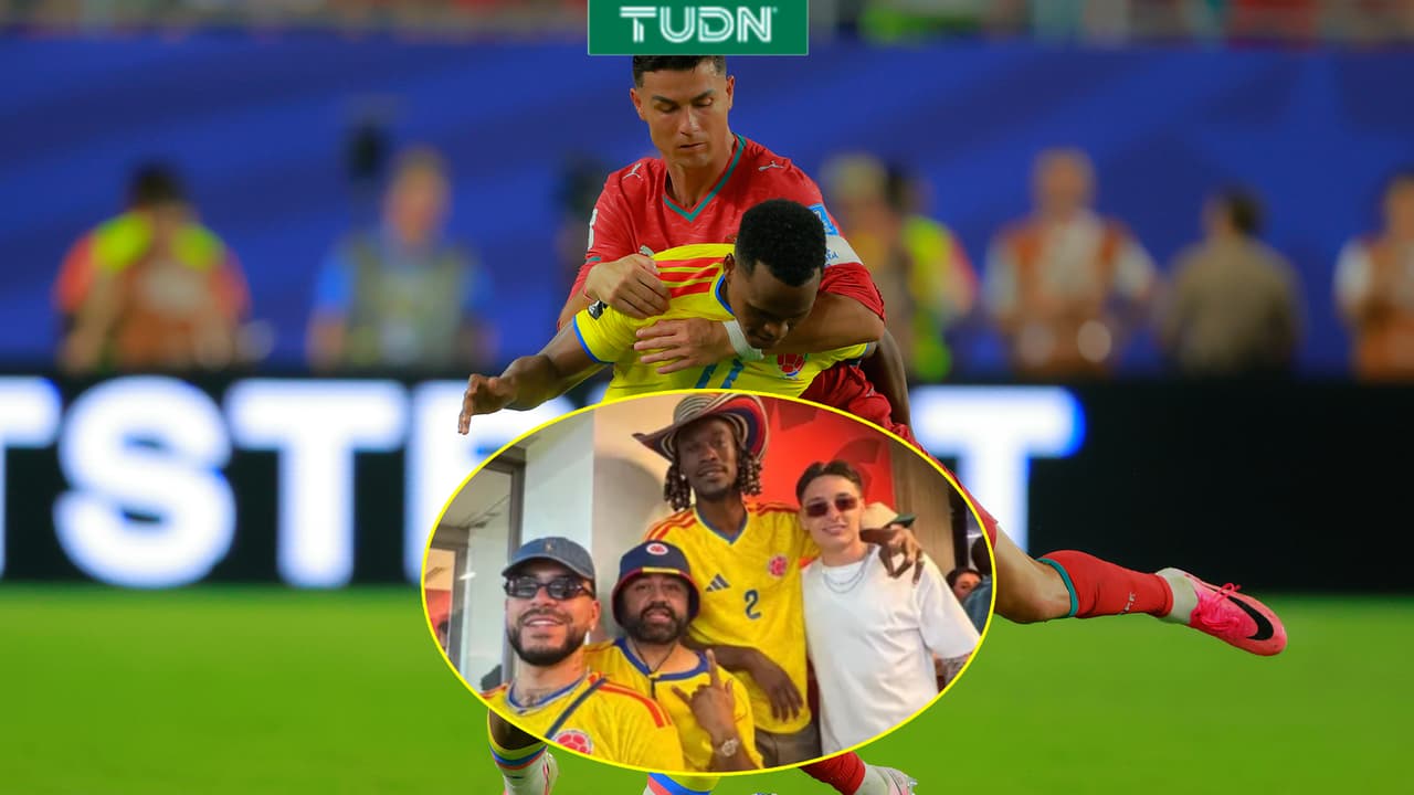 ¡Son parceros! La Doble P y Butler disfrutan el Colombia vs. Portugal
