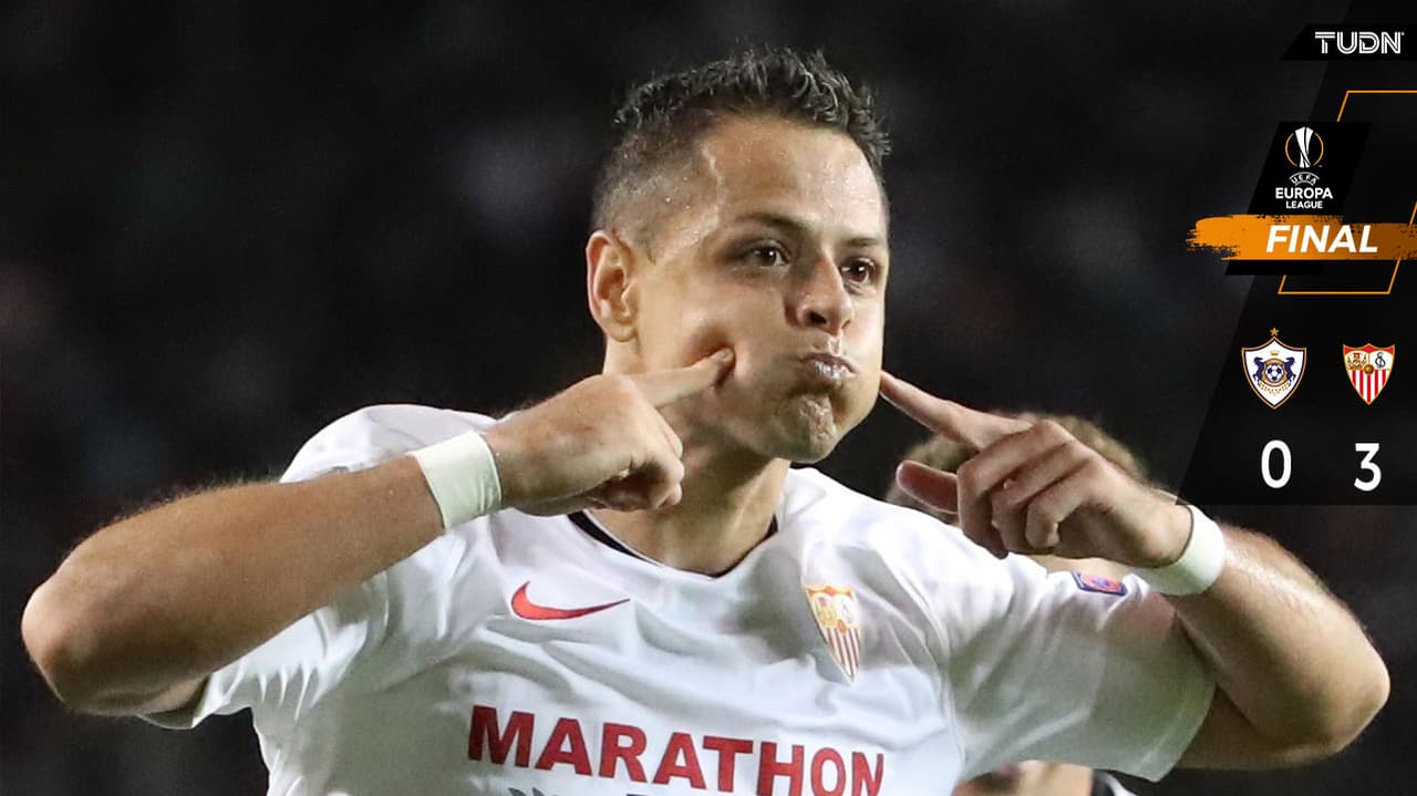 Con golazo de Chicharito, Sevilla venció al Qarabag