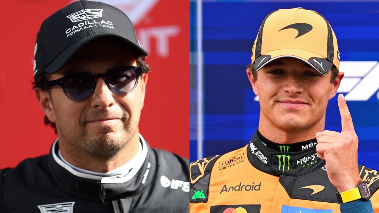 Checo Pérez se hunde en tierra de Verstappen y Norris se queda con la pole