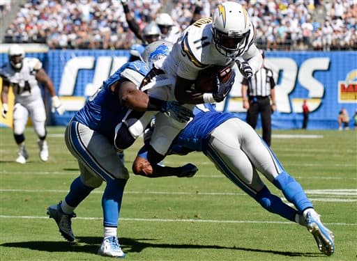 Los Chargers remontaron el partio para llevárselo a costa de los Detroit Lions 33-28.