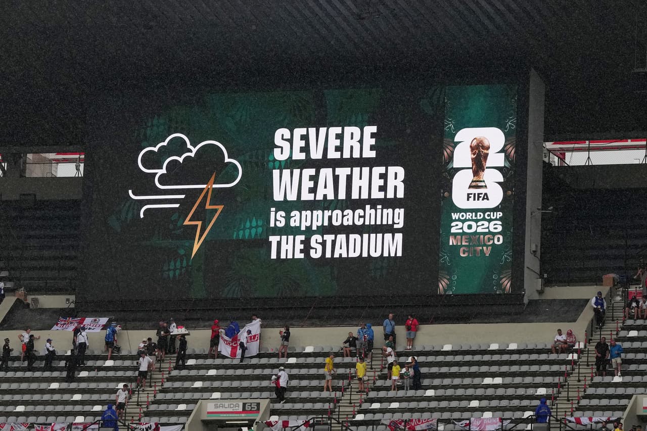 México vs. Inglaterra: Activan protocolo de tormenta eléctrica en el Estadio Ciudad de México
