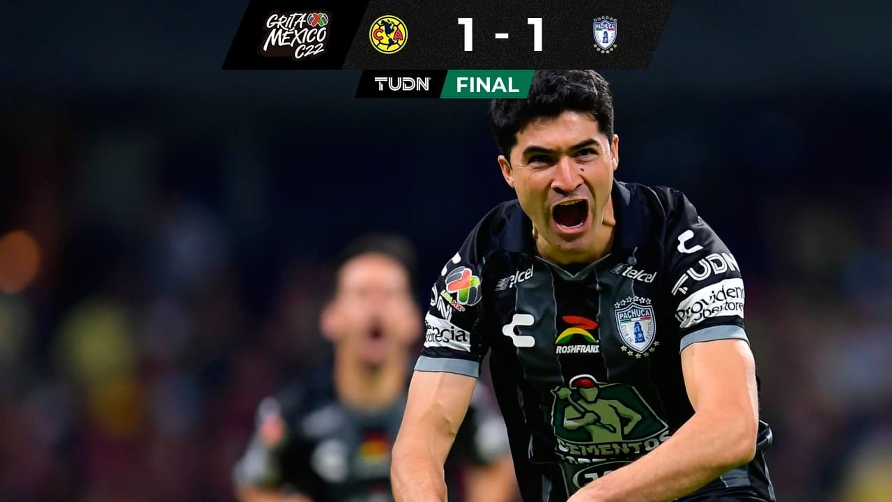 ¡Salen vivos! América perdona a Pachuca y todo se define en la Vuelta