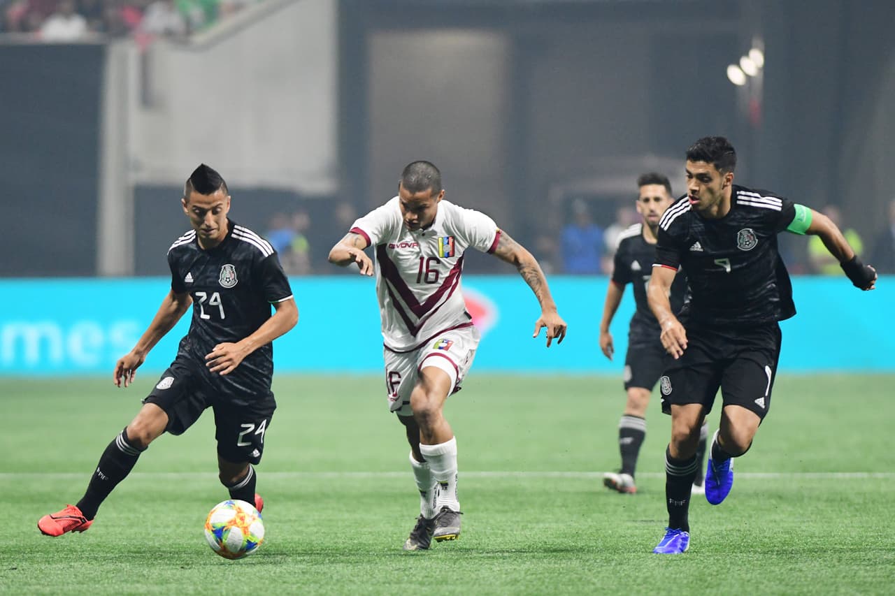 Venezuela quiso reaccionar luego de verse en desventaja y le puso ganas la Vinotinto, animando momentánemente el cotejo en Mercedes-Benz Stadium.