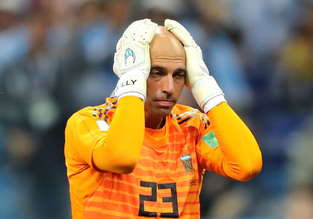 Aún así, un error muy evidente que condenó a un arquero fue el de Wilfredo Caballero, en el duelo contra Croacia en el grupo D de Rusia 2018.