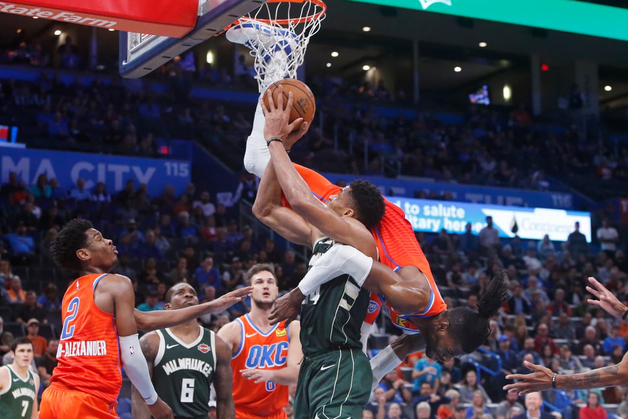 Milwaukee Bucks 121 - Oklahoma City Thunder 119