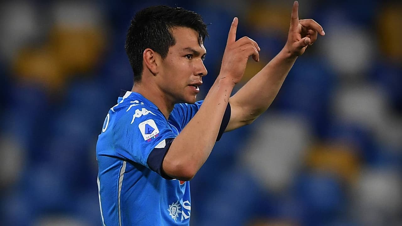 HIrving Chucky Lozano está de regreso como titular del Napoli