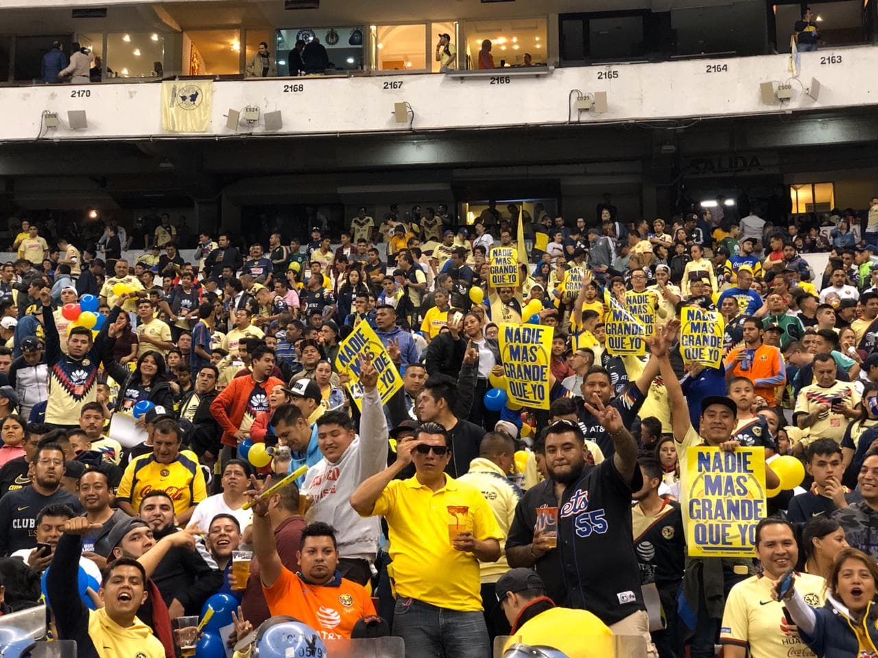 El contundente mensaje de la afición de América a Tigres