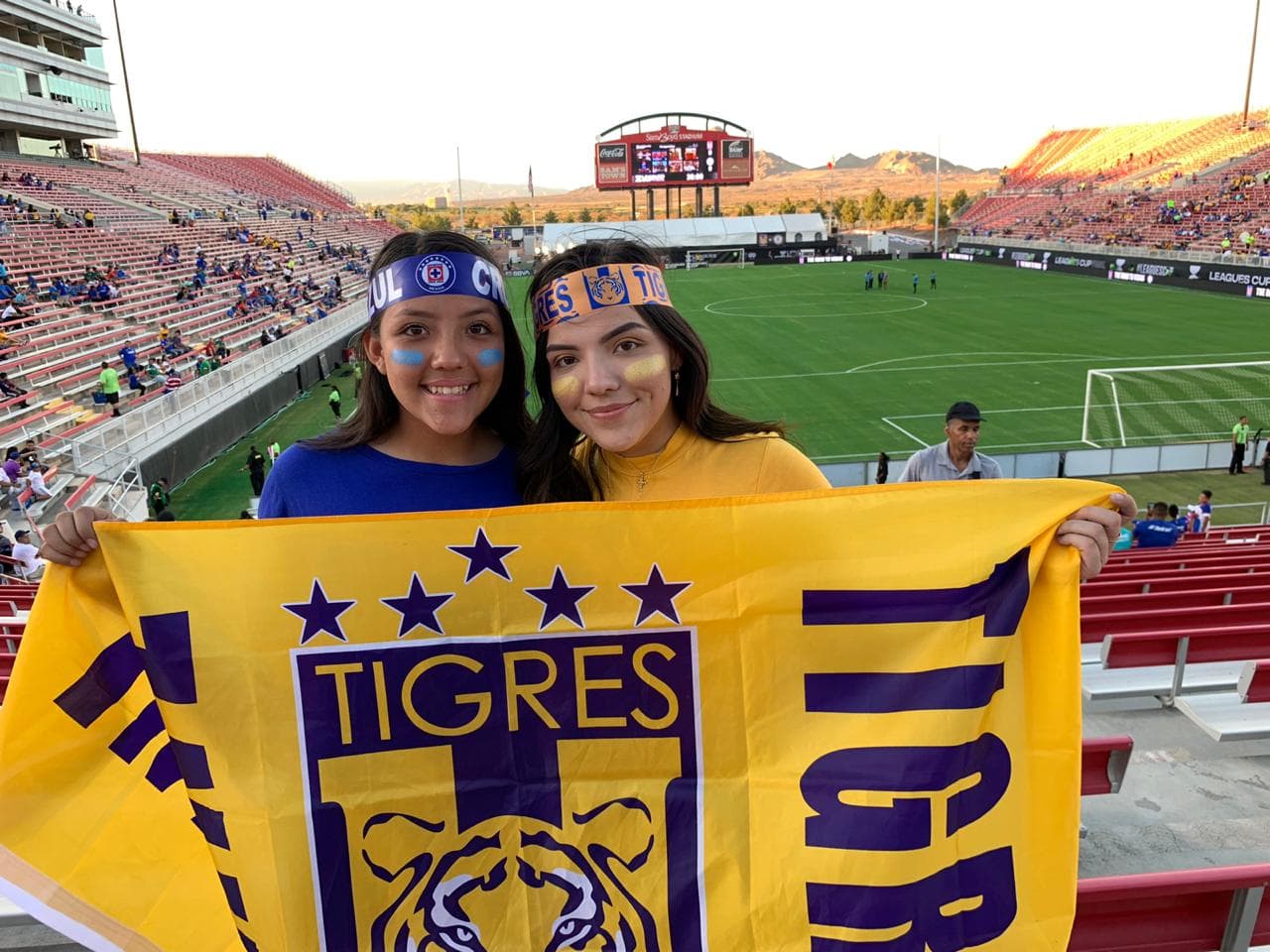 La afición mexicana vive la final de la Leagues Cup entre, Cruz Azul y Tigres, en Las Vegas, Nevada.