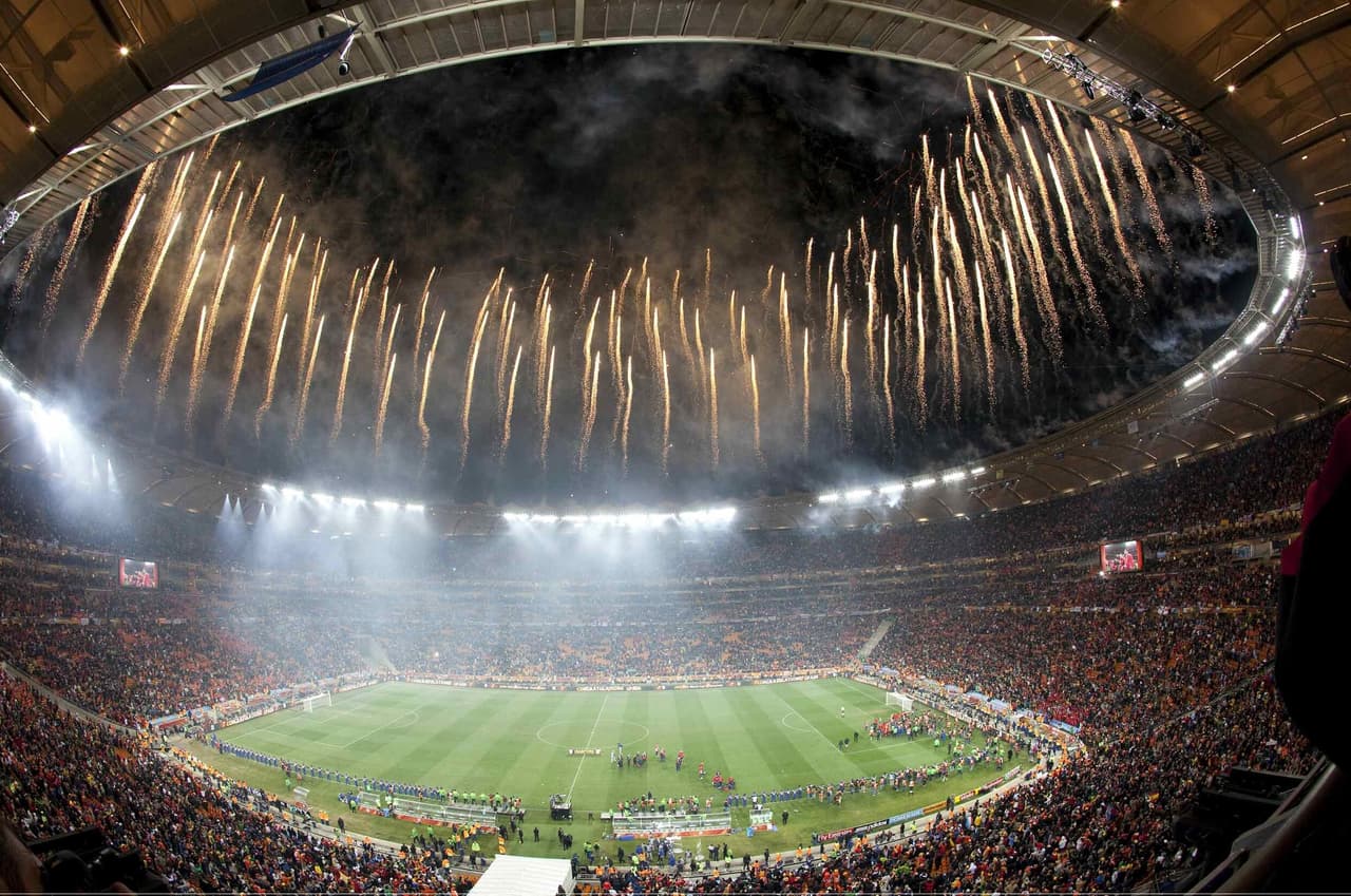El partido fue celebrado en el Soccer City de Johannesburgo, Sudáfrica.