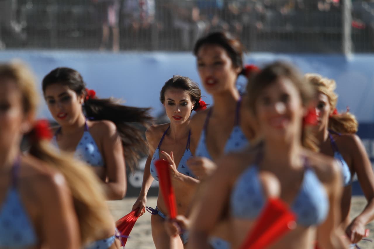 Las bellas mujeres del Mundial de Fútbol de Playa