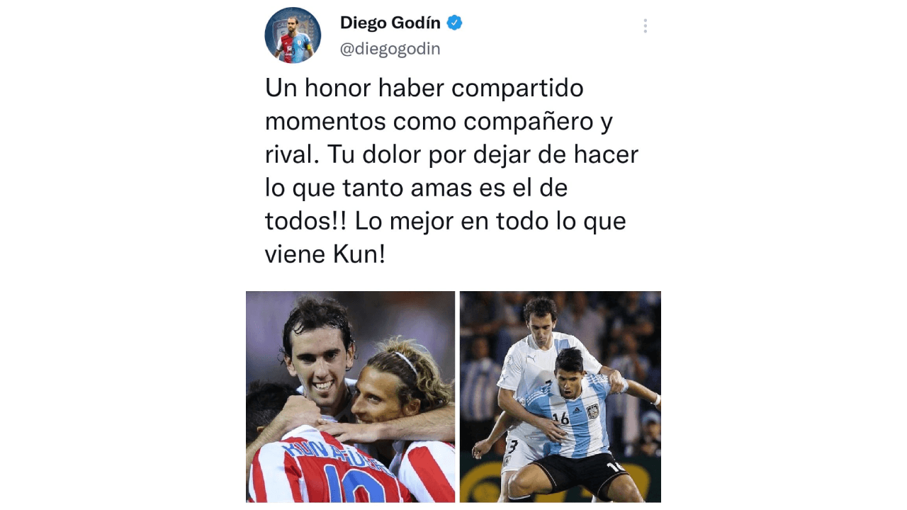 El mundo del futbol se despide de un grande, Sergio 'Kun' Agüero anunció su retiro de las canchas por problemas cardiacos, lo cual causó reacciones en redes. Compañeros de cancha, equipos y fanáticos, le dedicaron palabras, imágenes y videos por su gran trayectoria, su talento y, sobre todo, por su calidad. humana, ¡hasta luego, Kun!