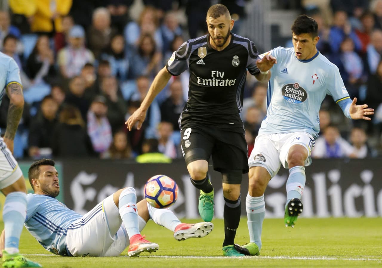 Al minuto 25, el francés Karim Benzema anotó el 1-3 contundente para el Real Madrid.