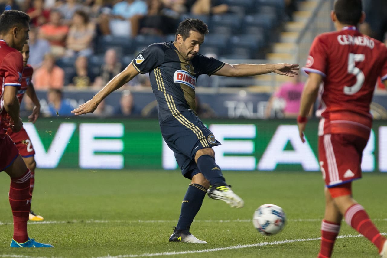 Golazos, despliegue y entrega. El volante brasileño Ilsinho anotó en una ocasión y generó dos asistencias en el triunfo 3-1 de Philadelphia Union sobre FC Dallas. (USA Today Images)