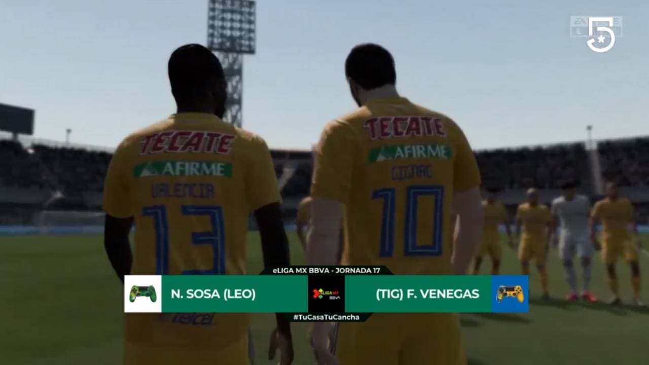 Nicolás Sosa apaleó a Francisco Venegas 4-1; León es serio candidato al primer título del futbol virtual.