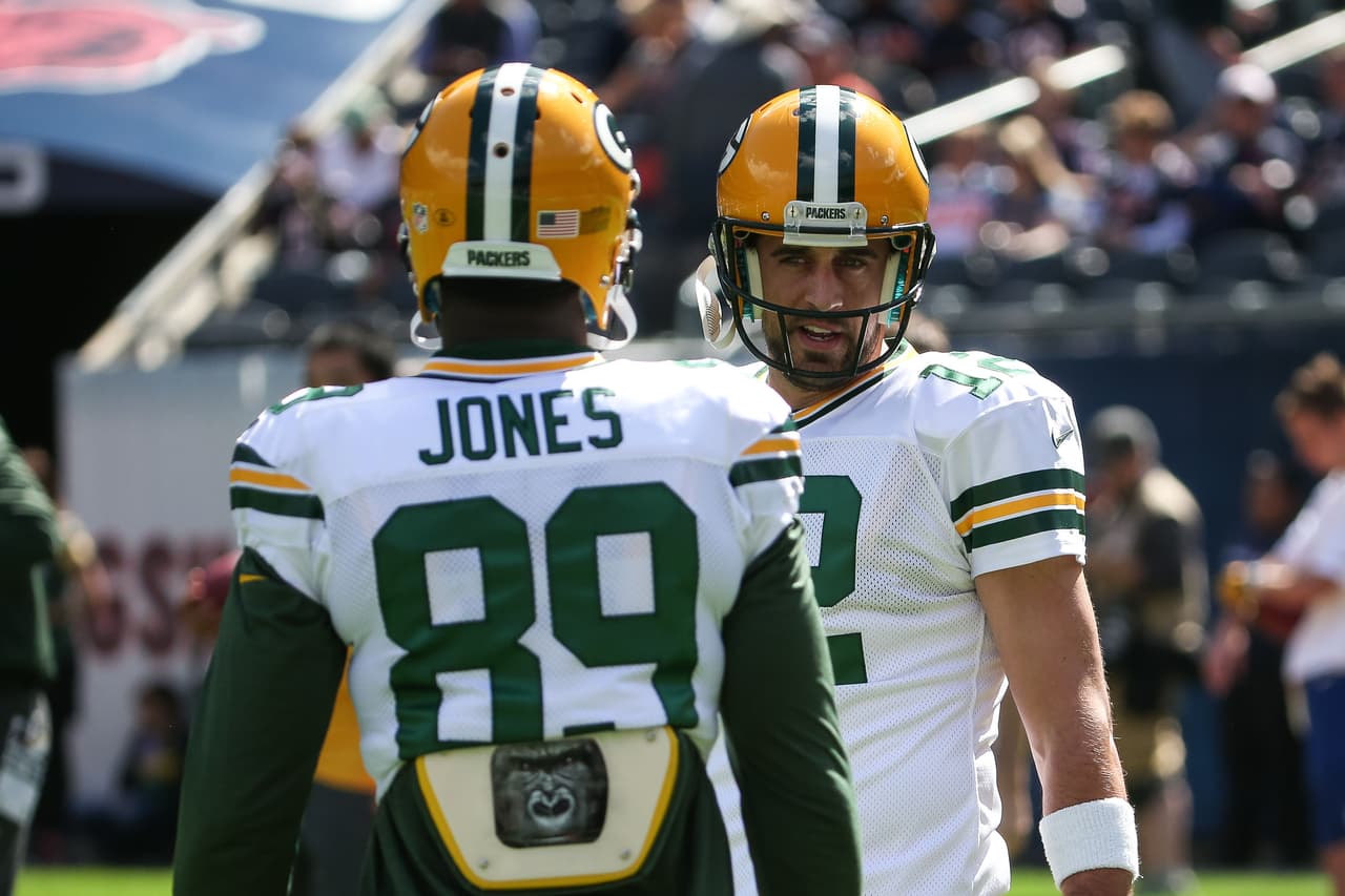 La dupla Aaron Rodgers-James Jones dio frutos en el partido que ganaron los Packers a los Bears por 31-23.