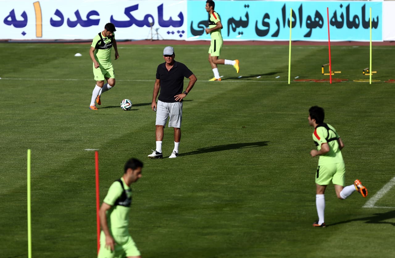 Queiroz pone toda la fortaleza de Irán en los trabajos de entrenamiento.