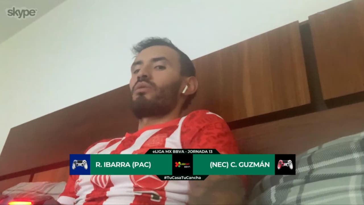 En un duelo desangelado, Carlos Guzmán de Necaxa venció 2-0 a Romario Ibarra, representante del Pachuca en la eLiga MX.