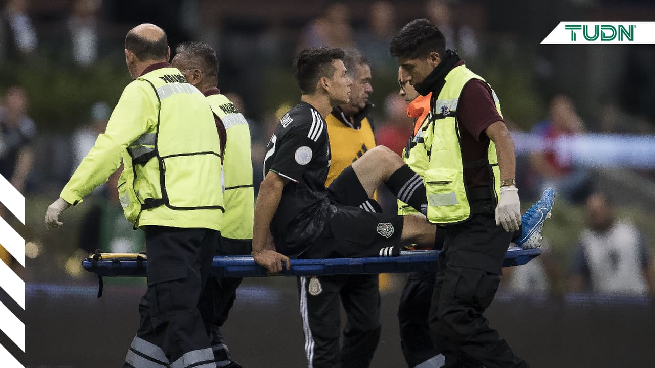 Hirving sale por lesión del México vs Panamá