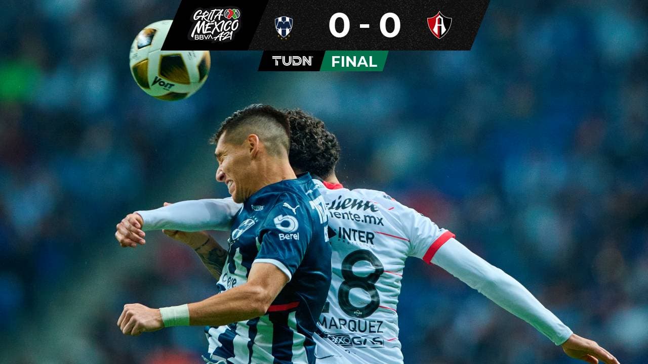 Rayados y Atlas fallan hasta el cansancio y empatan en Liguilla