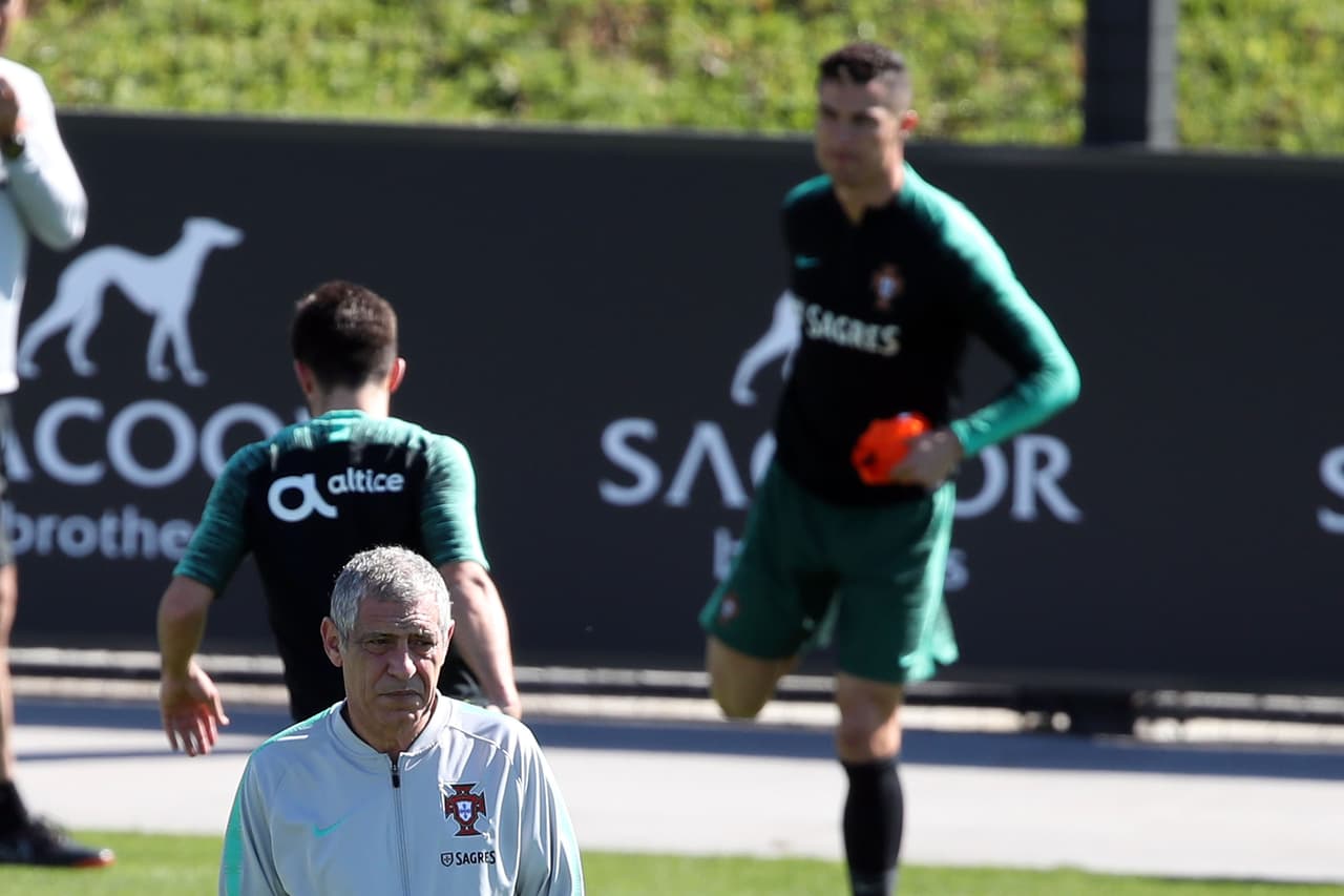 Cristiano Ronaldo vivió su reencuentro con Portugal tras Rusia 2018, en un entrenamiento ahora con miras a la Eurocopa, previo al primer duelo de eliminatorias contra Ucrania por el grupo B.
