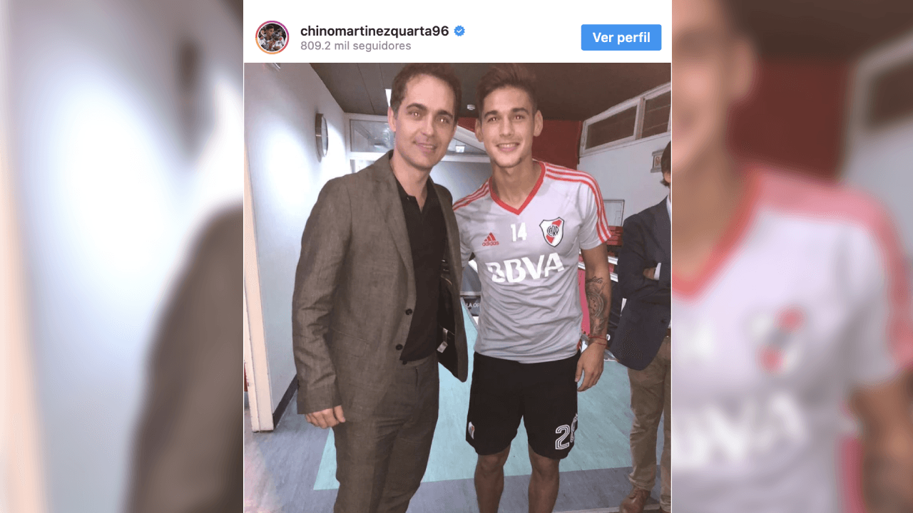 El juvenil de River igualmente se declara faanático de la serie española.