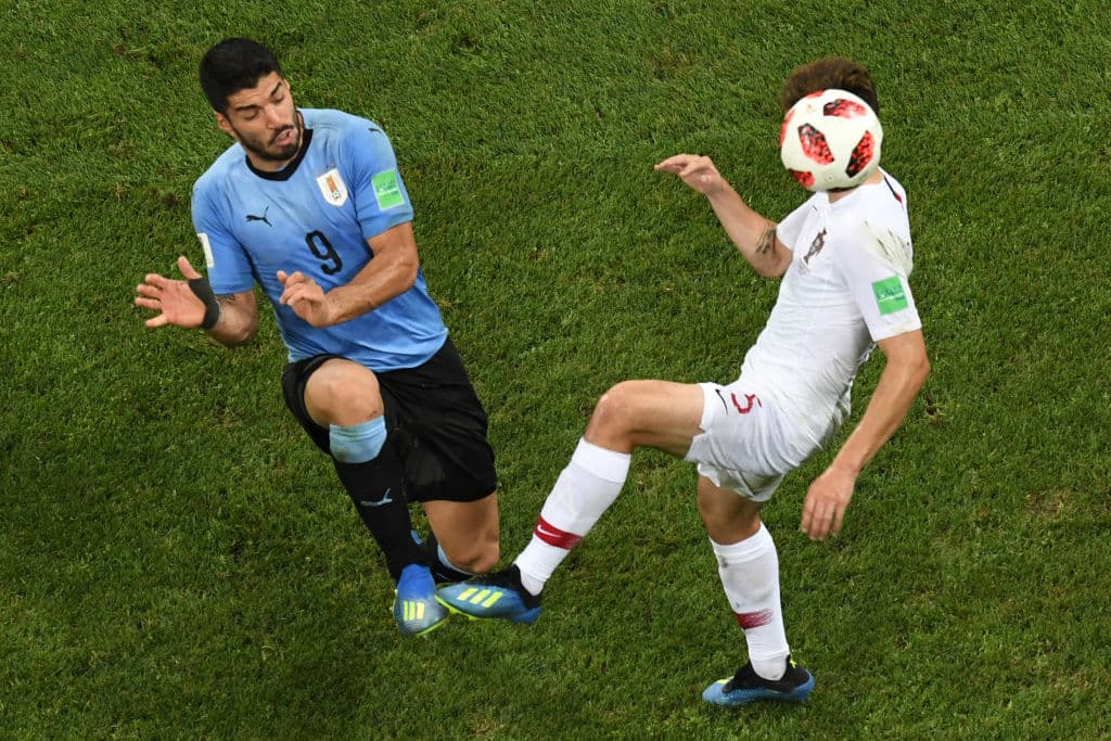 Los delanteros uruguayos metían miedo y eran parte de un esquema que fue incómodo todo el juego para los campeones europeos.