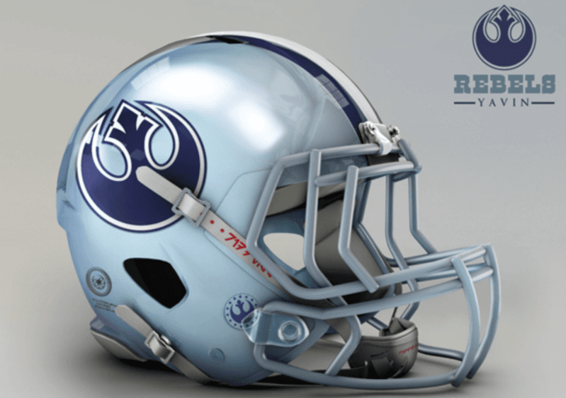 <b>Dallas Cowboys</b>
<br>Rebeldes, así son los 'Yavin Rebels' en el mundo Star Wars.