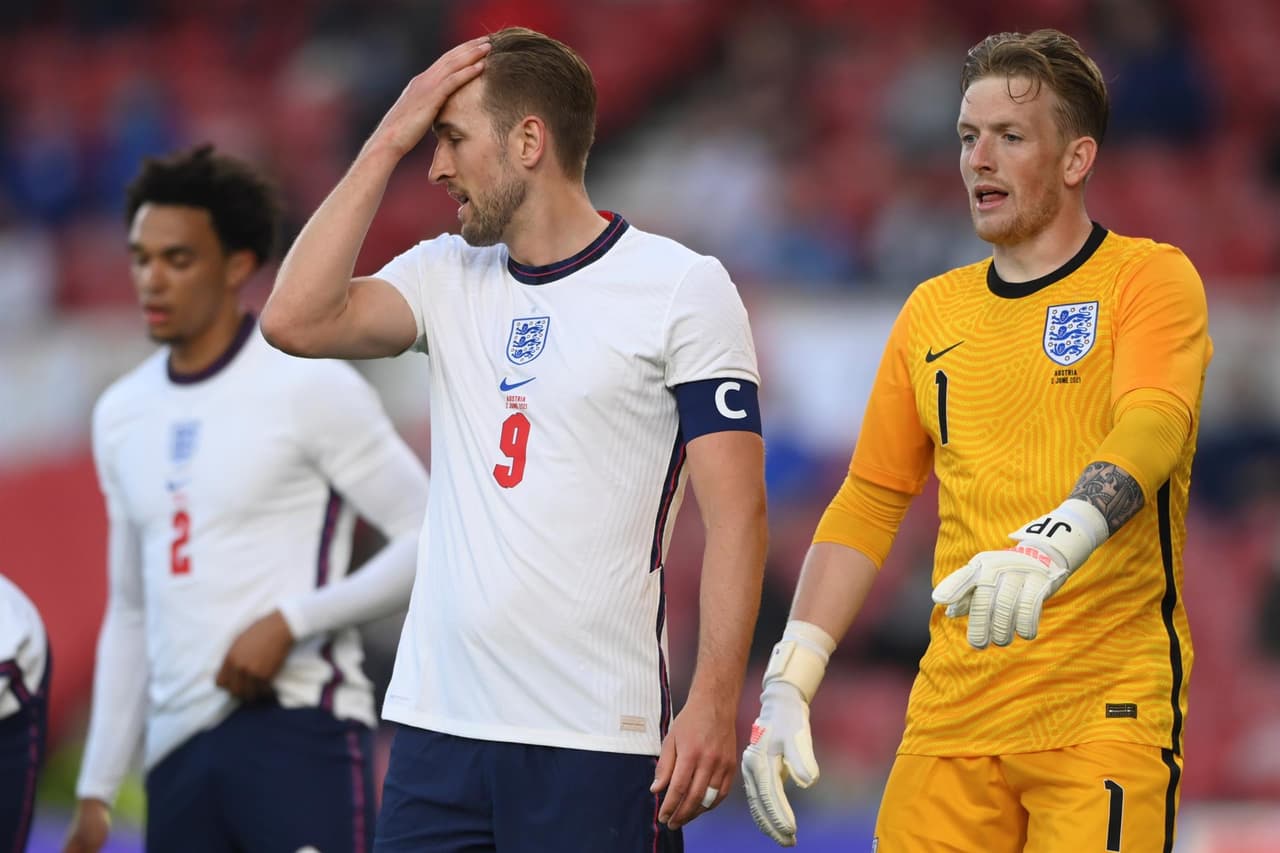 Inglaterra se impone por la mínima ante Austria durante partido internacional amistoso previo a la Euro 2020. Bukayo Saka, con izquierdazo, fue el autor del único tanto del partido en Middlesbrough y celebró su primer gol con el selectivo de los 'Tres Leones'.