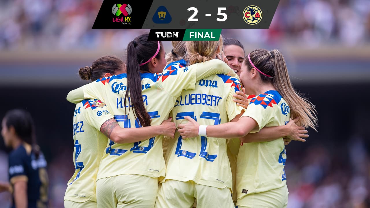 ¡Goleada de campeón! América aplasta a Pumas en debut del Apertura 2023