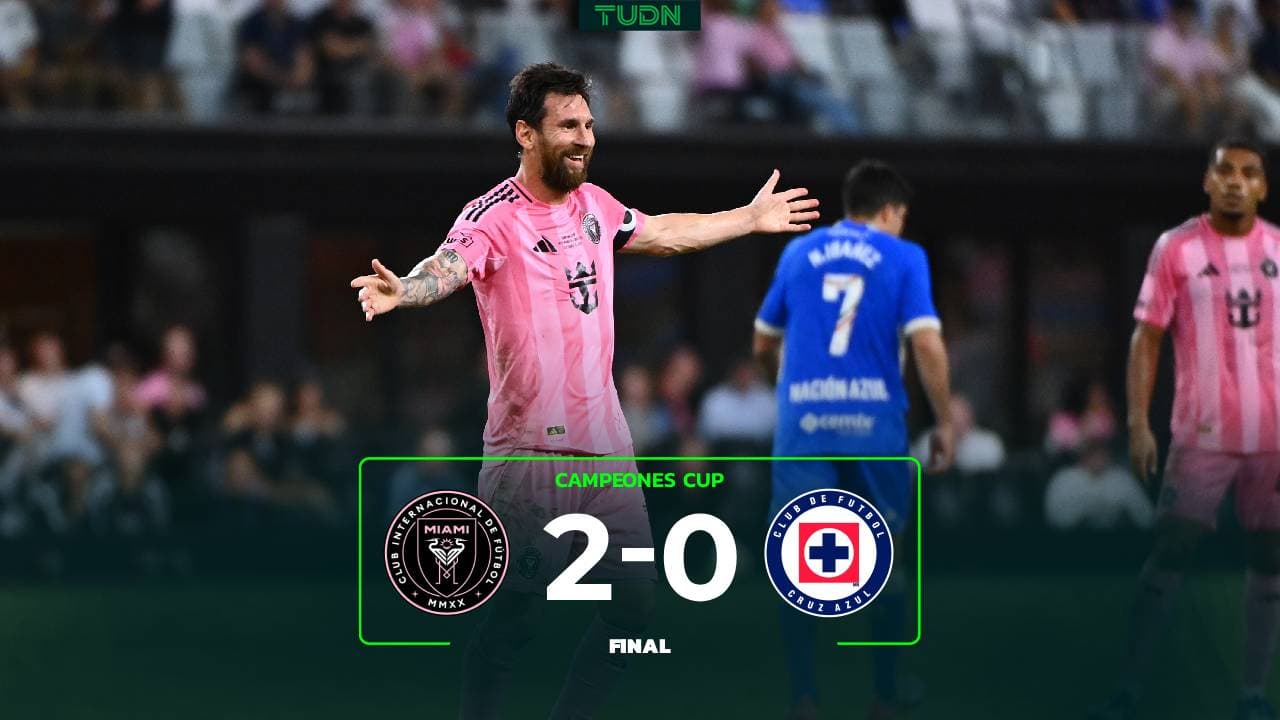 Inter Miami vs. Cruz Azul, partido EN VIVO de Campeones Cup 2026: ¡Messi suma título a su carrera!
