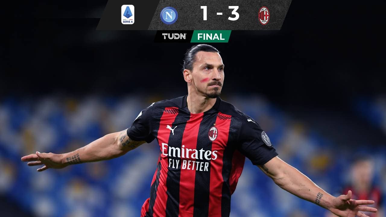 Zlatan hace doblete y vence al Napoli del Chucky Lozano