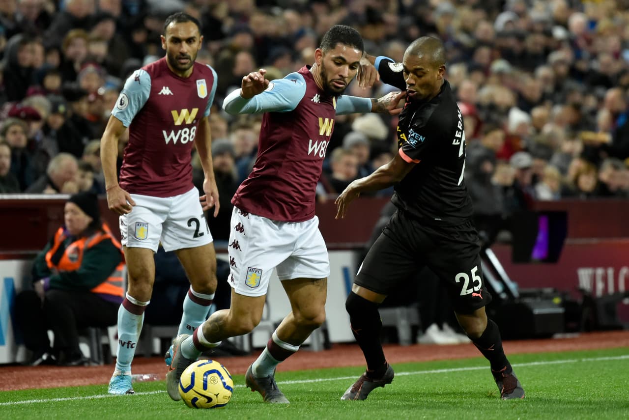 Con triplete de Segio Agüero, doblete de Riyad Mahrez y gol de Gabriel Jesus, Manchester City golea 1-6 al Aston Villa en su casa.
