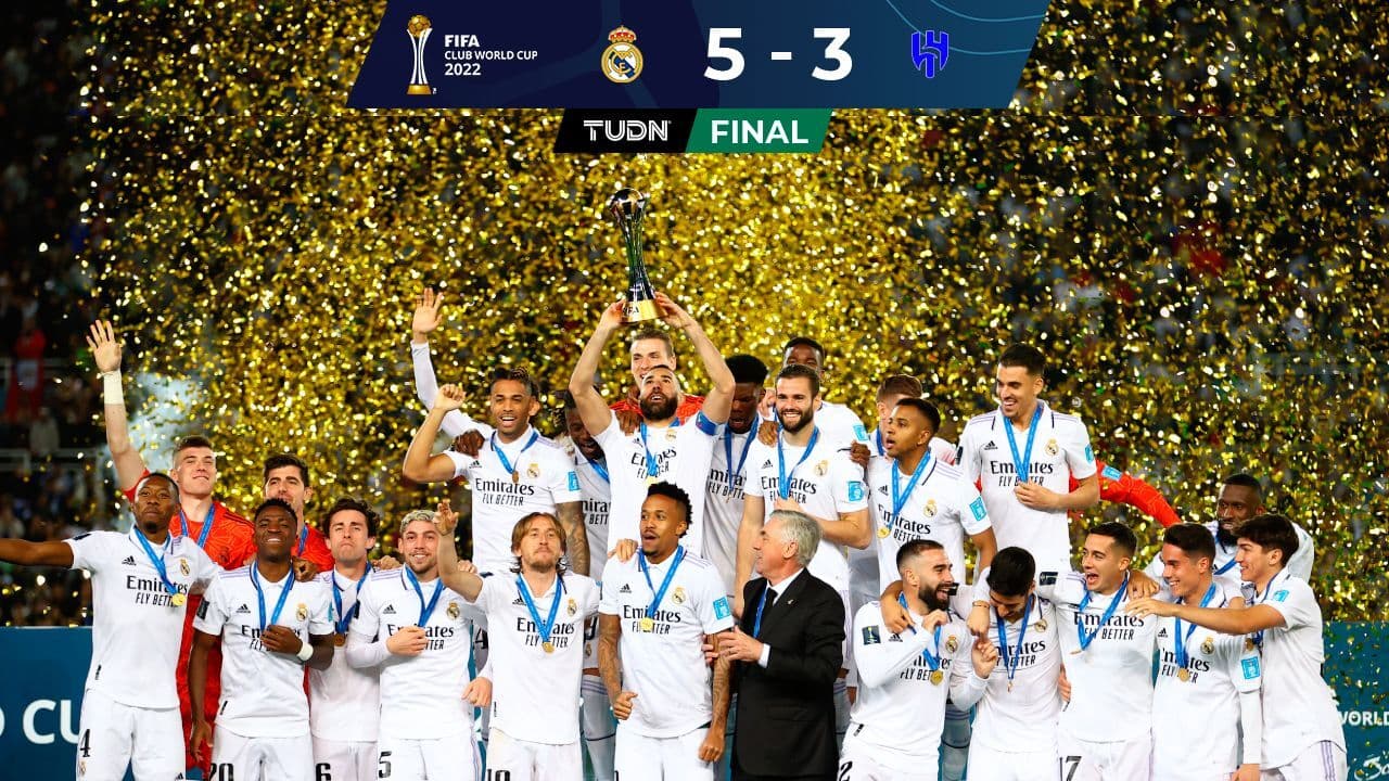¡Campeón! Real Madrid golea a Al-Hilal para ganar el Mundial de Clubes