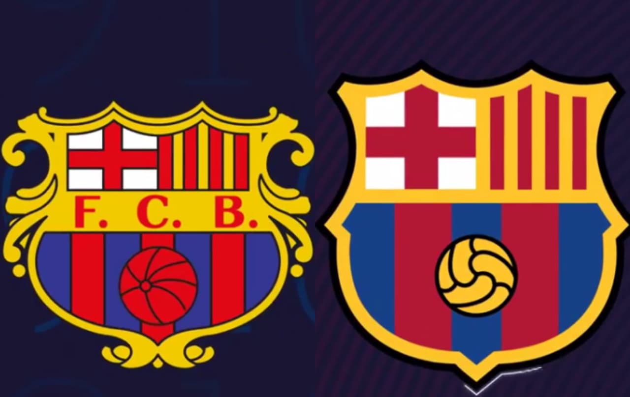 La existencia de Barcelona ha estado acompañada del escudo desde el 12 de diciembre de 1899, cuando Joan Gamper y demás pioneros lo pusieron en la playera. Así ha evolucionado.