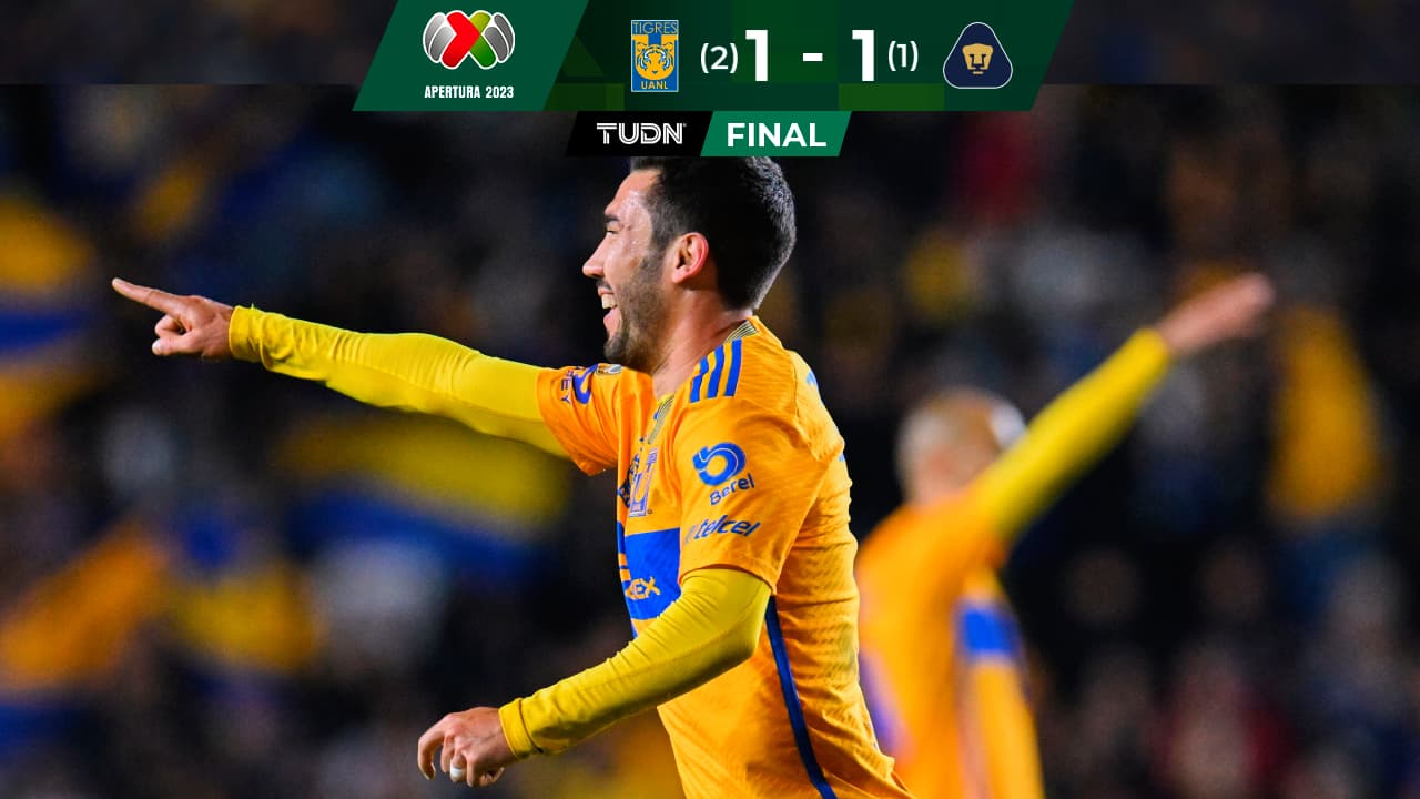 ¡Tigres pasa de Pumas y es finalista del Apertura 2023!