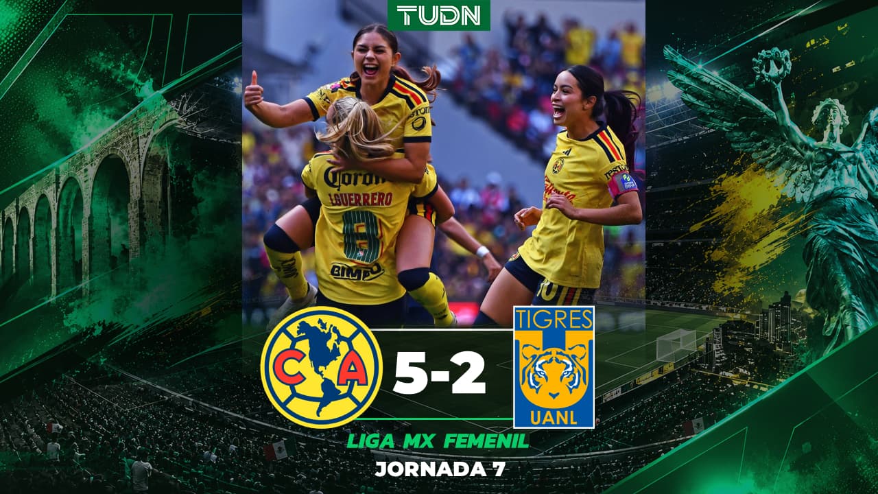 América derrota a Tigres en el Clásico de la Liga MX Femenil