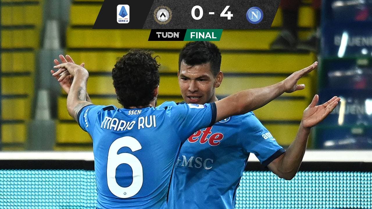'Chuky' Lozano aparece con golazo en el Napoli ante Udinese