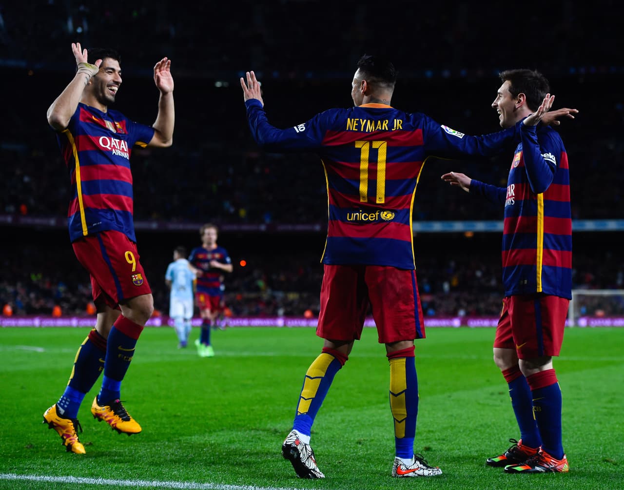 El Barça luce y brilla donde se para comandado por la 'MSN', y no se cansa de establecer registros impresionantes como este donde ha superado la redonda cifra de los 300 goles en prácticamente año y medio de competición.