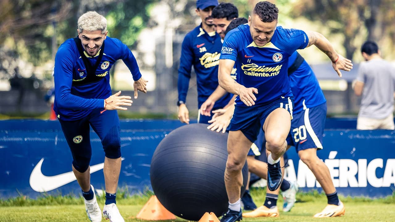 América recupera jugadores para el partido frente a Cruz Azul