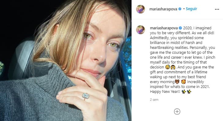 La finalidad de la publicación del primer día de enero era felicitar a sus seguidores por el año nuevo.