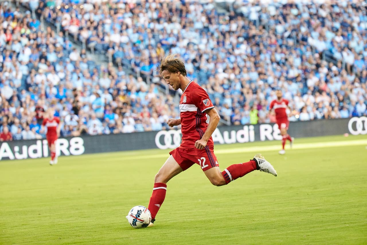 Desconocido para muchos, Patrick Doody es una de las sensaciones de Chicago Fire en este momento. El defensor generó tres asistencias en la abultada victoria sobre New England Revolution, por 4-1. (USA Today Images)