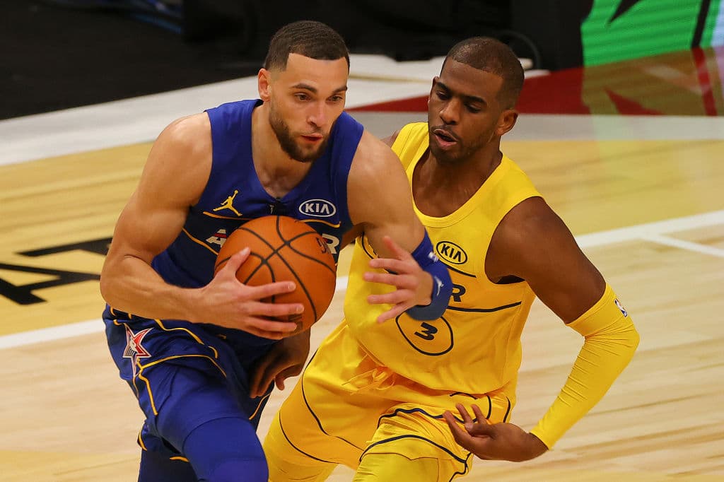 Giannis Antetokounmpo y Damien Lillard llevan al Team LeBron de la mano para vencer 170-150 a los del Team Durant.